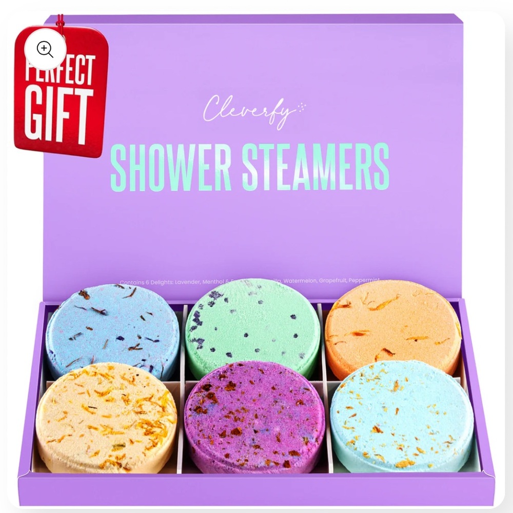NEW Tik Tok Vegan Cruelty Free Shower Steamers Gift Set - Multicolor - 6 piece